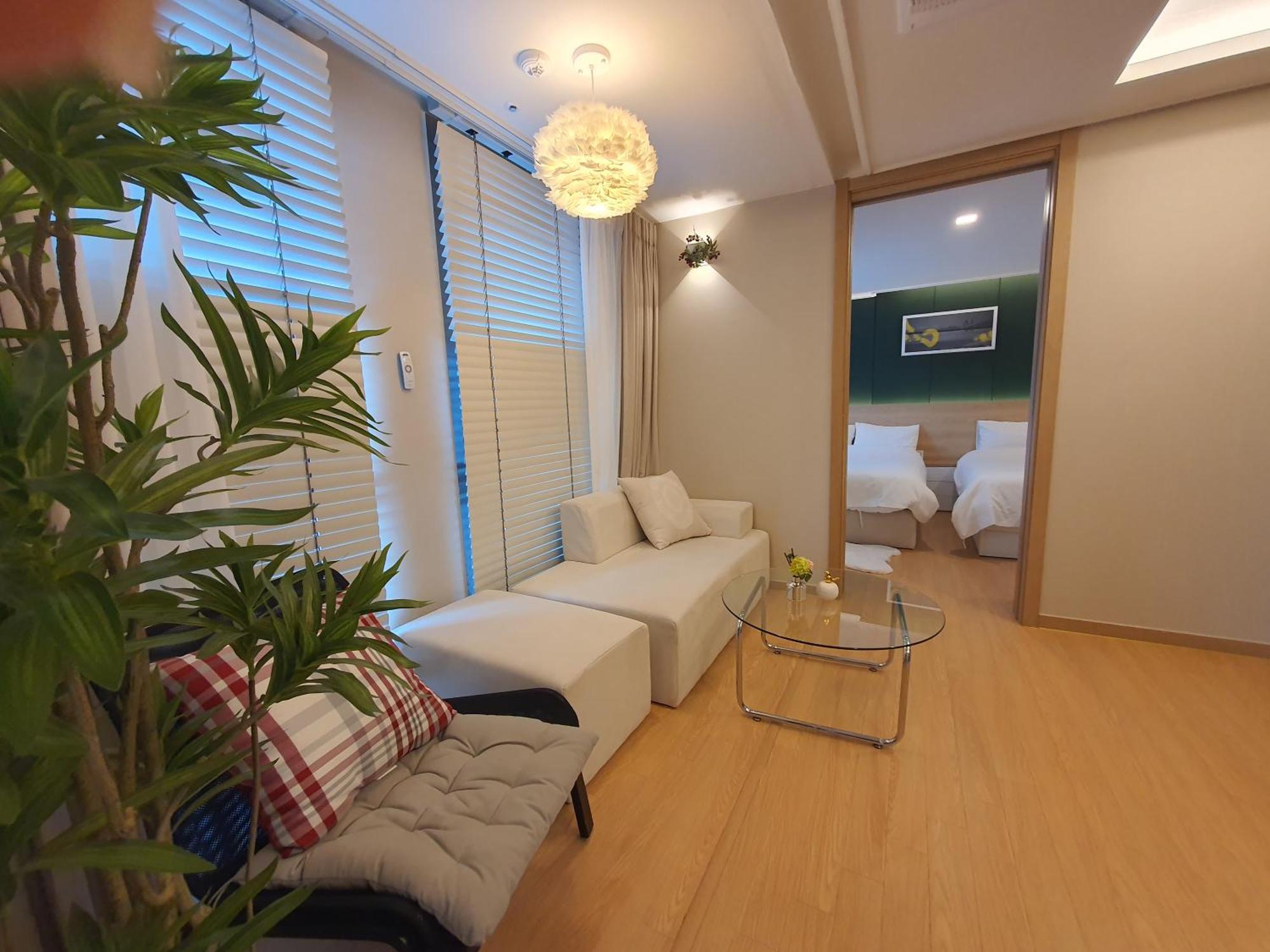 Haeundae Ocean Family Apartman Puszan Kültér fotó
