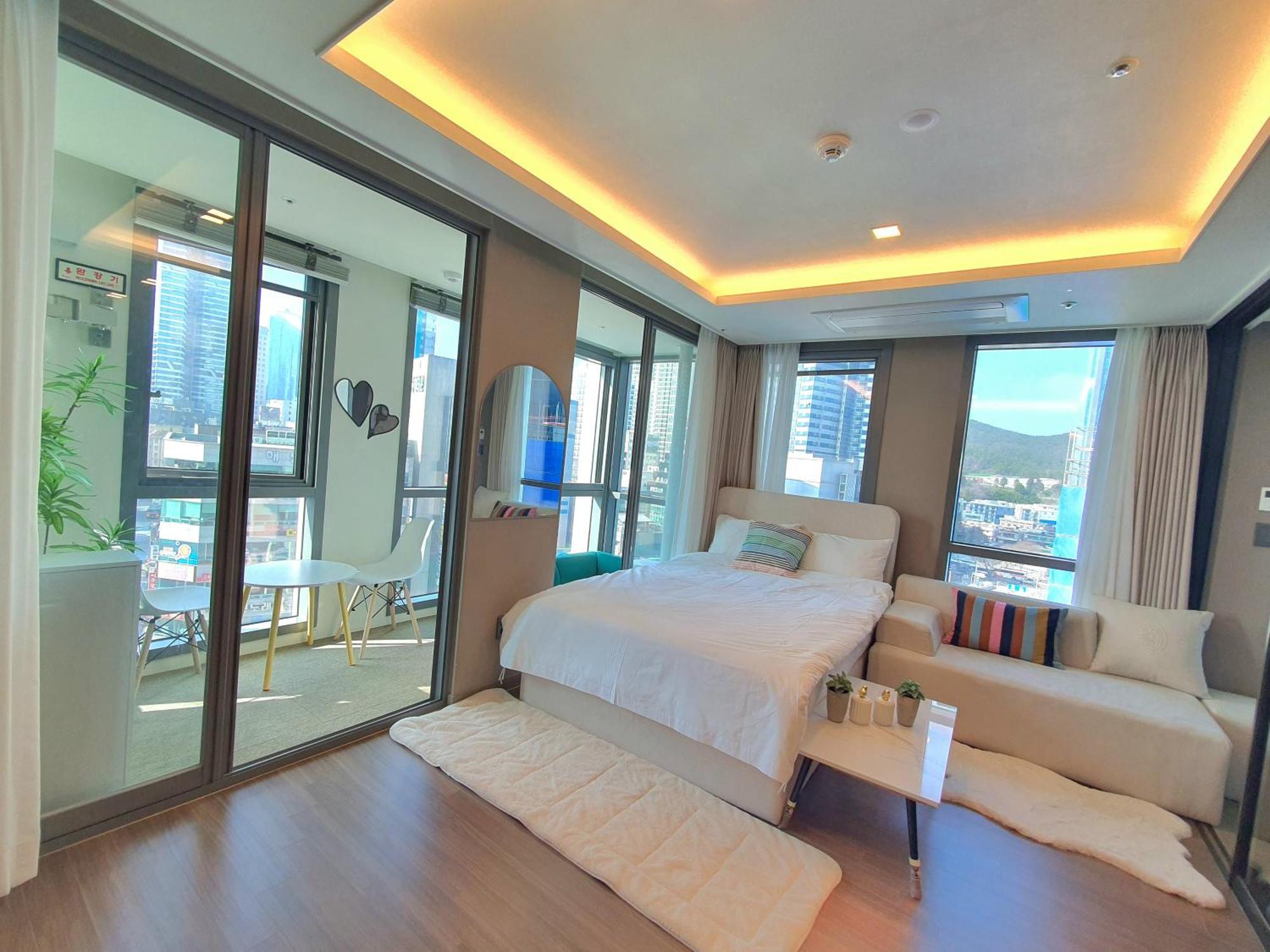 Haeundae Ocean Family Apartman Puszan Kültér fotó