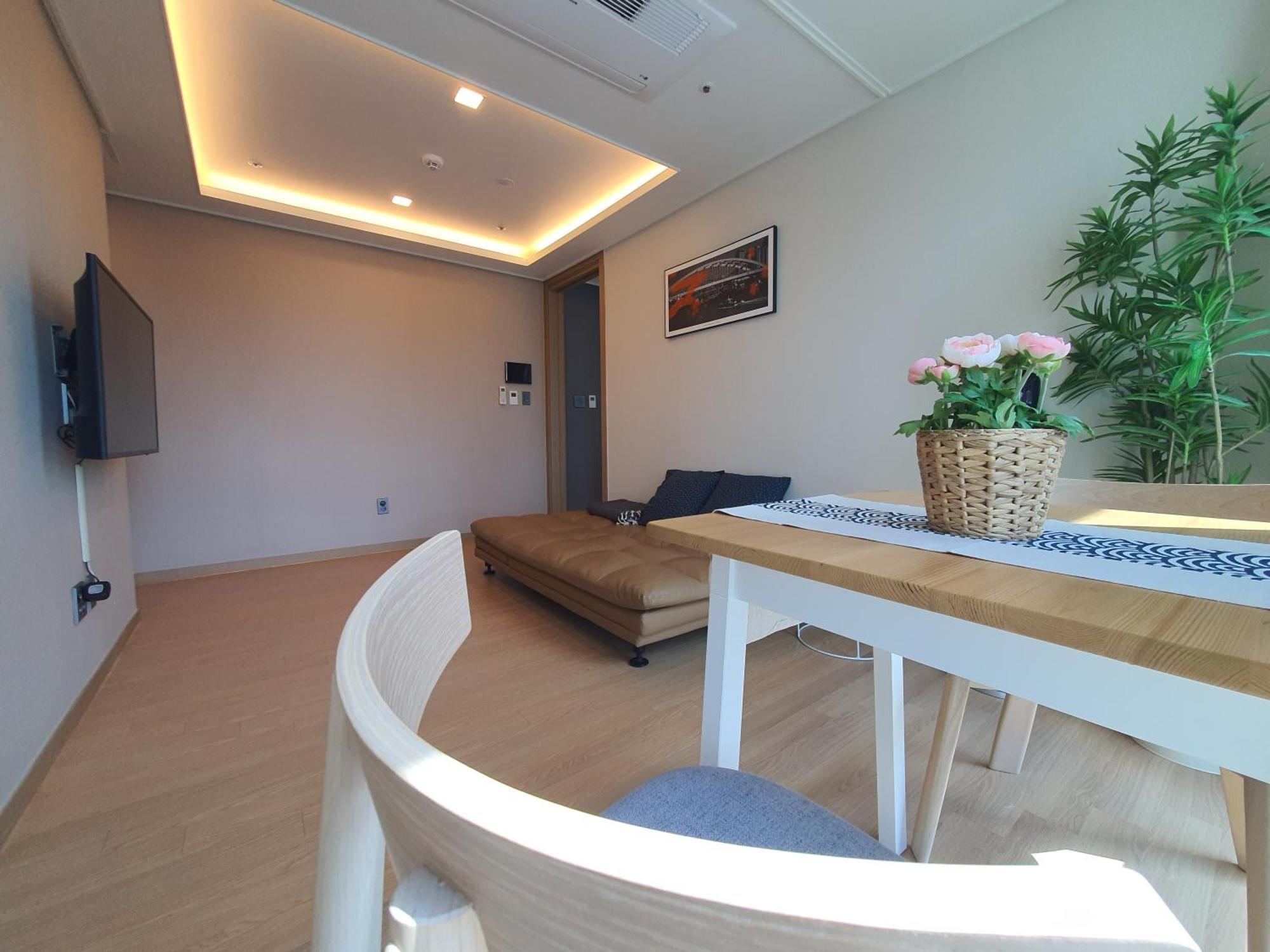 Haeundae Ocean Family Apartman Puszan Kültér fotó