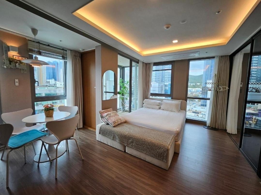 Haeundae Ocean Family Apartman Puszan Kültér fotó