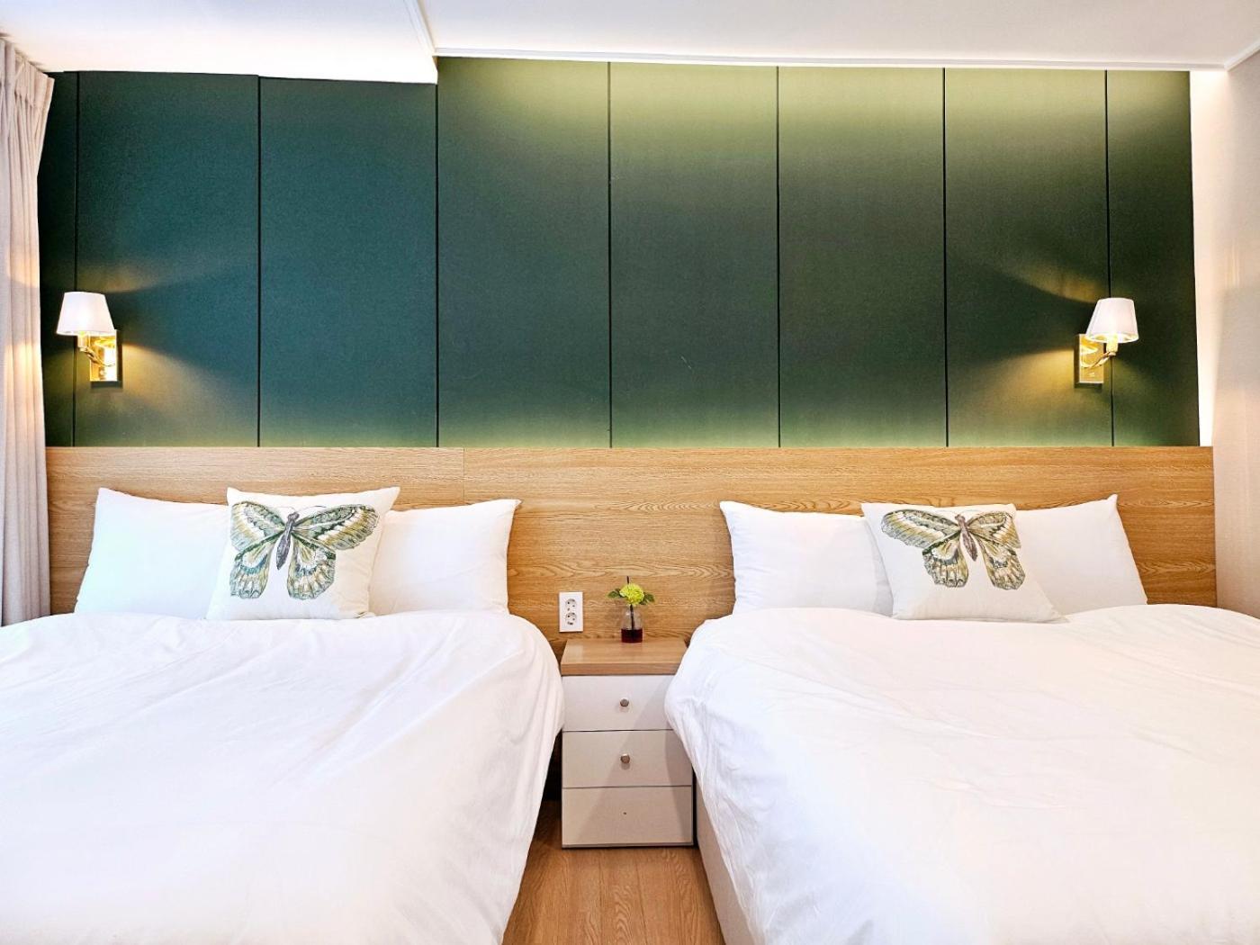Haeundae Ocean Family Apartman Puszan Szoba fotó